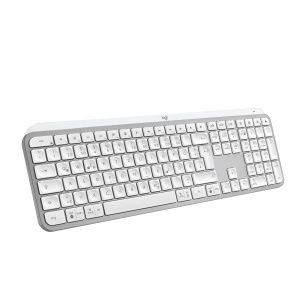 Tastatura wireless Logitech MX Keys S, Pale Grey, iluminata, multi-dispozitiv