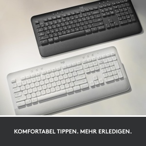 Tastatura wireless Logitech Signature K650, cu suport pentru palme, neagra - Img 8