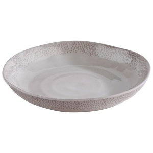 Tava adanca APS 85322, 24 cm, alb-gri, melamin