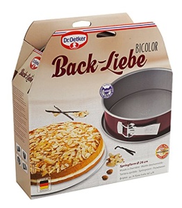 Tava de copt Dr. Oetker Back-Liebe Bicolor 26 cm, culoare rosu inchis, cu fund din material antiaderent - Img 3