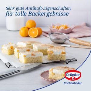 Tava de copt Dr. Oetker Bake Go 42 x 30 cm, neagra, cu transporthauba - Img 6