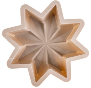 Tava de copt Dr. Oetker Holiday Joy, Silikon, 22 cm, Forma stea - Img 4
