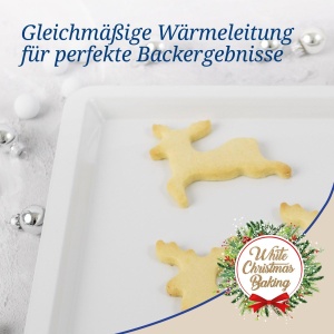Tava de copt Dr. Oetker White Christmas Baking, 42 x 32 cm, antiaderenta, design de iarna - Img 7