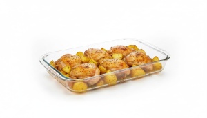 Tava de copt Ibili 480740, 2.9L, 40x23 cm, potrivita pentru cuptor si microunde - Img 4