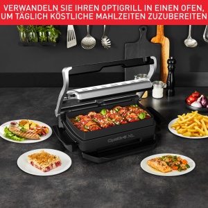 Tava de copt Tefal OptiGrill XL XA7278, capacitate 2 litri, antiaderenta, negru - Img 3
