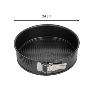 Tava de copt Zenker 24 cm, cu antiaderenta, neagra, 1 bucata - Img 3