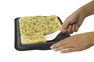 Tava de copt Zenker 36 x 26 cm, silicon cu fibra de sticla, neagra - Img 3