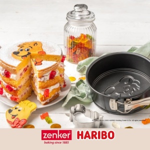 Tava de copt Zenker cu design Haribo, 18 cm, antiaderenta, cu forma de Goldbar - Img 2
