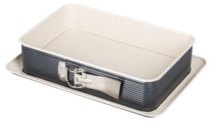 Tava de copt Zenker dreptunghiulara cu protectie impotriva scurgerilor, 28 cm, 2150 ml
