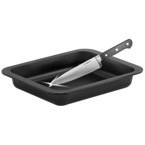 Tava de copt Zenker SPECIAL COOKING, 33 x 5 x 25 cm, Emaille, Negru - Img 5