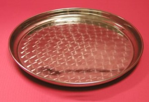 Tava de servire Metaltex - 32cm, din otel inoxidabil, bruchsicher, argintie - Img 2