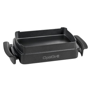 Tava pentru copt Tefal OptiGrill XA725870, antiaderenta, 28.5 cm, neagra