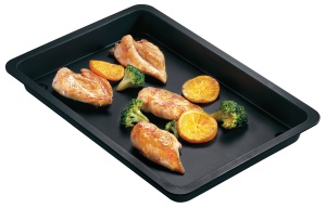 Tava pentru gratar si sufleu Zenker 42x29 cm, antiaderenta, neagra - Img 2