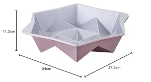 Tava pentru Gugelhupf Dr. Oetker Origami, 2000ml, Rose-Gold, Antiaderenta - Img 9