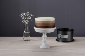 Tava pentru tort Dr. Oetker Springform 18 cm, antiaderenta, neagra, inalta - Img 4