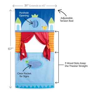 Teatru de usa HABA 7281 pentru copii usor de montat design interactiv - Img 2