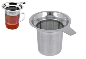 Teesieb Metaltex 253835010 din inox filtru fin compatibil cesti si cani 6-85 cm - Img 3