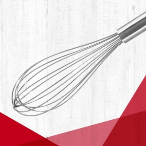 Tel Fackelmann 26 cm din inox cu maner ergonomic si functie de agatare - Img 2