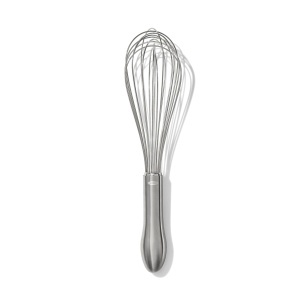 Tel pentru batut oua OXO, 27,9 cm, din otel inoxidabil, maner ergonomic