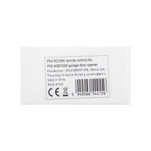Telecomanda PNI RC1200 pentru Garaj, Negru, Compacta, Include Batteria 27A - Img 3