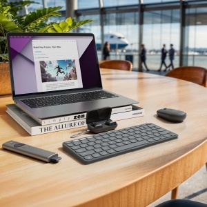 Telecomanda prezentari Logitech Spotlight Bluetooth si USB 30m Gri - Img 6