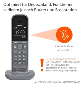 Telefon DECT Gigaset CL390, design elegant, display grafic, freisprechfunktion - Img 2