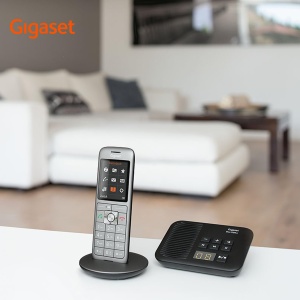 Telefon DECT Gigaset CL660A cu Anrufbeantworter, Display Colorat, Metalic Anthrazit - Img 7