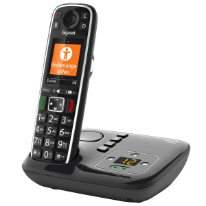 Telefon DECT Gigaset E720A, cu raspuns automat, Bluetooth, negru