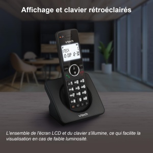 Telefon DECT VTech ES2000 cu Anrufblocker, 18 ore autonomie, ECO-Mod - Img 6
