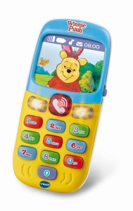 Telefon educativ VTech Winnie Puuh cu sunete si lumini, 9-36 luni