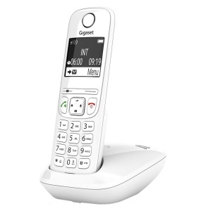 Telefon fara fir Gigaset AS690 Alb Display contrastant Sunet clar Functie handsfree