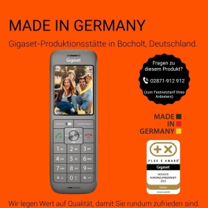 Telefon fara fir Gigaset CL660HX DUO, design modern, 2 mobilteile, culoare anthrazit-metallic - Img 5