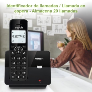 Telefon fara fir pentru seniori VTech CS2000, ecran iluminat, blocare apeluri, negru - Img 6