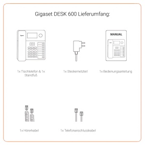 Telefon fix Gigaset Desk 600, 7 taste directie, freisprech, negru - Img 6