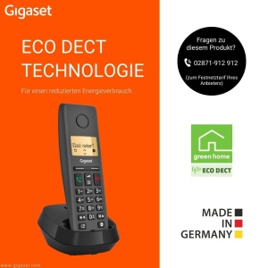 Telefon fix Gigaset Pure 220 Negru Call Block ECO DECT - Img 5