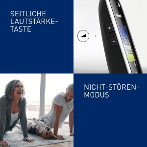 Telefon fix Panasonic KX-TGH720GS DECT cu ecran color si functie de baby monitor negru - Img 5