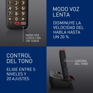 Telefon Panasonic KX-TGM420 Digital cu Anrufbeantworter Volum Reglabil 40 dB Compatibil cu Aparatele Auditive - Img 4