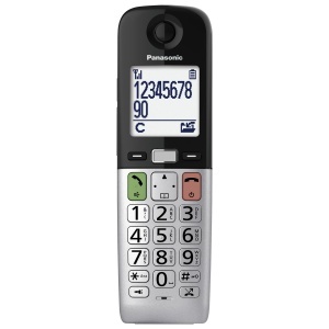 Telefon Panasonic KX-TGUA40EXB Negru-Argintiu Compatibil cu Aparate Auditive Display LCD 21 - Img 4