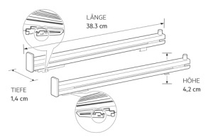 Telescoape cu extractie completa AEG COTRUN1F pentru cuptor compatibile din 2011 cu sistem de siguranta - Img 12