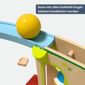 Teren de joaca HABA Kullerrum pentru copii de la 1 an, cu 3 bile si elemente interactive - Img 5