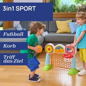 Teren de joc electronic Chicco Multisport League cu 3 moduri, pentru copii 2-5 ani - Img 4