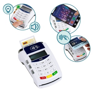 Terminal PoS pentru copii Theo Klein 7274 cu smartphone, sunet si lumini - Img 3