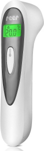 Termometru clinic cu infrarosu Reer Colour SoftTemp 3in1 pentru bebelus cu detector optic de febra alb - Img 2