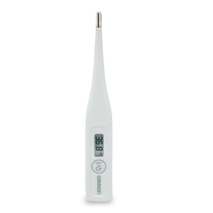 Termometru clinic digital OMRON Eco Temp Basic, rezistent la apa, pentru masurare precisa orala, rectala si axila, cu bip, baterie inlocuibila si varf rotunjit pentru masurare blanda - Img 3
