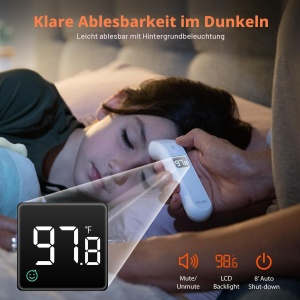 Termometru contactless iHealth PT2L pentru adulti si copii, cu afisaj LCD - Img 4