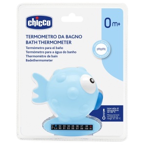 Termometru de baie Chicco Fisch, termoconductiv, schimbare de culoare, albastru - Img 2