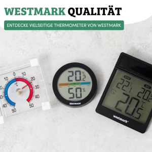 Termometru digital pentru feronerie Westmark cu afisaj, avertizare inghet, IP44 - Img 8