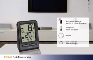 Termometru digital TFA Dostmann Prisma, masurare temperatura interioara si exterioara - Img 3