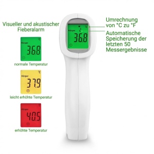 Termometru Infrarosu Medisana TM A79, Digital, Contactless, cu Alarma Fibrilanta - Img 5