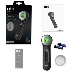Termometru pentru frunte fara contact Braun Sensian 7 | Tehnologie de precizie a varstei | 3 in 1 | Afisaj digital cu coduri de culori | Potrivit pentru bebelusi si copii | Brandul #1 printre medici(1) | BNT400 - Img 6